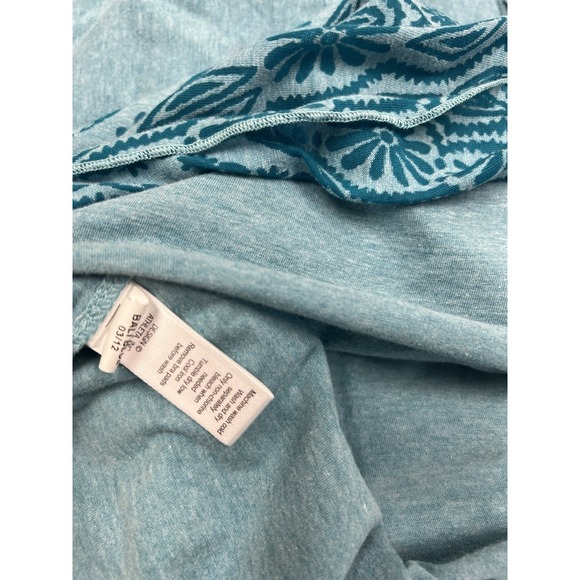 Athleta Women's Size Small Balsa Burnout Blue Tie Halter Dress EUC built in Bra - Picture 5 of 7